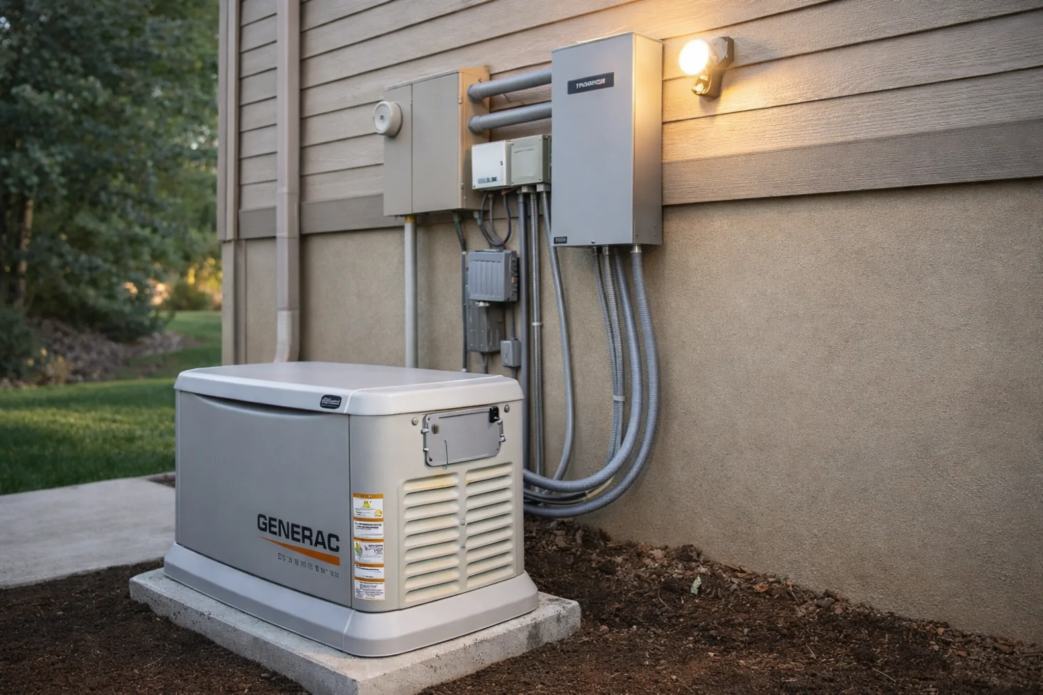 A diagram of a Whole House Generator Installation in Los Angeles